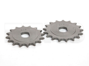Tuning Ritzel Set mit 16 & 17-Zähne S51 S70 KR51/2 * Tuning Ritzel Set mit 16 & 17-Zähne S51 S70 KR51/2 *