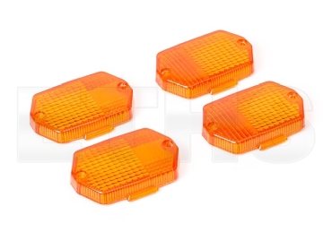 Blinker Kappen Orange (Eckig) Simson & MZ Blinker Kappen Orange (Eckig) Simson & MZ