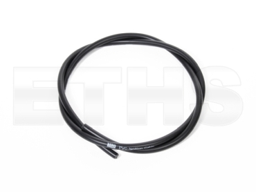 Z&uuml;ndkabel 1m Schwarz PVC (Top Qualit&auml;t)