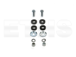 Befestigungs Set (Soziusfu&szlig;rasten / Haube) Simson KR50 KR51