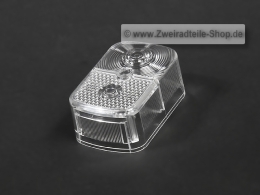 R&uuml;cklicht Kappe Wei&szlig; (Eckig) KR51 *
