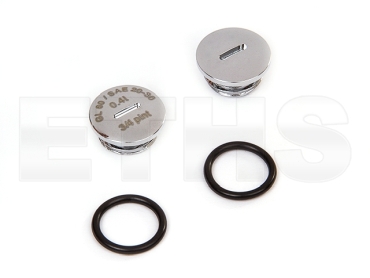 2 Verschlußschraube ALU (Chrom) Simson S51 SR50 KR51/2