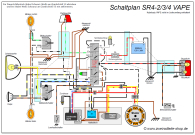 Farbiger Schaltplan VAPE Zndung SR4-2/3/4