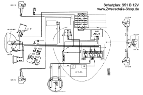 Schaltplan S51 B 12V