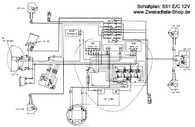 Schaltplan Simson S50 B2 - Wiring Diagram