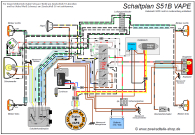 Farbiger Schaltplan VAPE Zndung S51