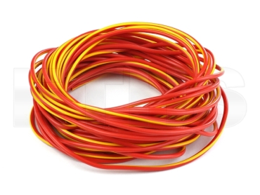 Kabel FLRY-B (Rot / Gelb) 1,00mm (1 Meter)