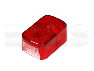 Rücklichtkappe Rot (Eckig) für Simson SR4-2 -3 -4 & KR51/1