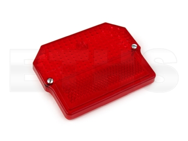 Rücklichtkappe Rot (Eckig) für Simson S53 SR50 & MZ ETZ