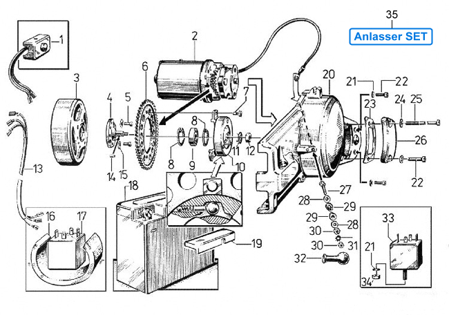 EAO Anello Faro Cromato Stretto Per Simson S51, S70, S53N – Diametro 135/145 Mm