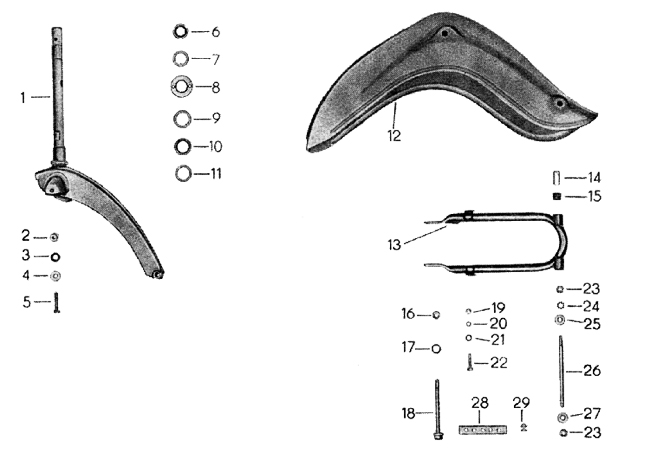 Schwingenträger Lenkungslager