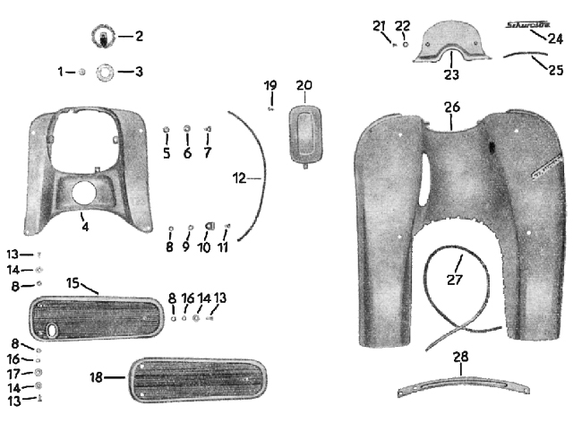 Vorderteil Frontschild