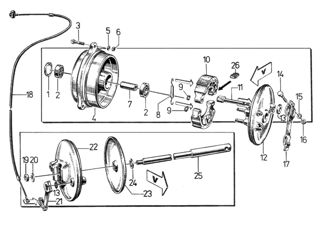 Bremstrommel Radnabe