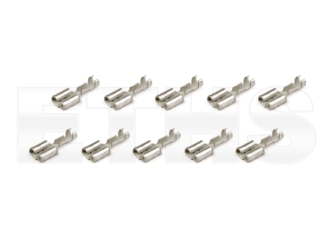 10x Kabelschuh - Flachsteckhülse 6,3 (0,5 - 1,5) großer Typ