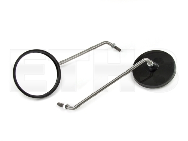 2x Spiegel D=90mm M8 (Rechts + Links) S50 S51 S53 SR50 Schwalbe