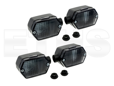 4x Blinker Grau (Eckig) Simson & ETZ