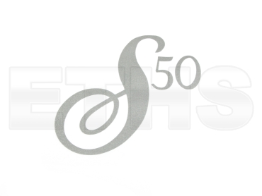 Aufkleber Seitendeckel (Silber) S50