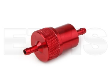 Benzinfilter ALU CNC (Rot) 6mm Leitungsfilter