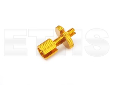 Stellschraube ALU - Gold eloxiert - (M6x22mm) für Bowdenzug