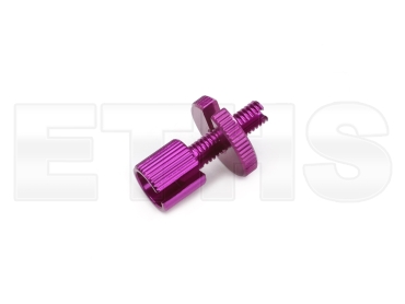 Stellschraube ALU - Lila eloxiert - (M6x22mm) für Bowdenzug