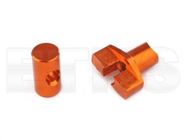 Einstellmutter f. Bremsstange (Orange eloxiert) Simson S50 S51 S70 SR50 KR51/2