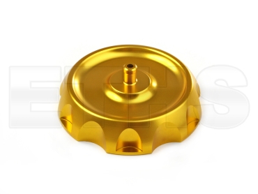 Tankdeckel E40 mit Entl&uuml;ftung ALU CNC V5 (Gold) f&uuml;r Simson