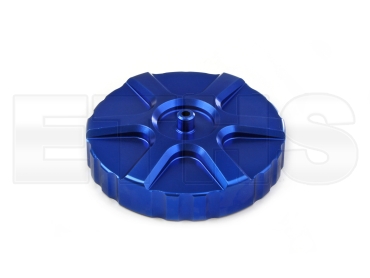 Tankdeckel E40 mit Entl&uuml;ftung ALU CNC V6 (Blau) f&uuml;r Simson