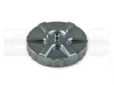 Tankdeckel E40 mit Entl&uuml;ftung ALU CNC V6 (Titan) f&uuml;r Simson