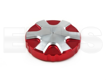 Tankdeckel E40 ALU CNC V8 (Rot) f&uuml;r Simson