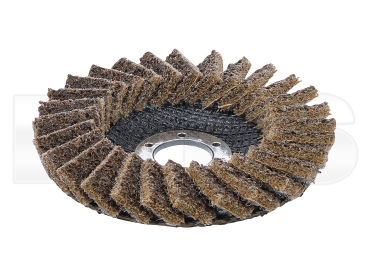 BGS - 74471 Fächer-Schleif-Scheibe Vlies (D=115mm) Körnung 80