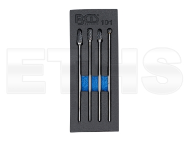 BGS - 101 HSS-Fräser-Satz (extra lang) 4-tlg. BGS - 101 HSS-Fräser-Satz (extra lang) 4-tlg.