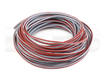 Kabel FLRY-B (Grau / Rot) 1,00mm (1 Meter)