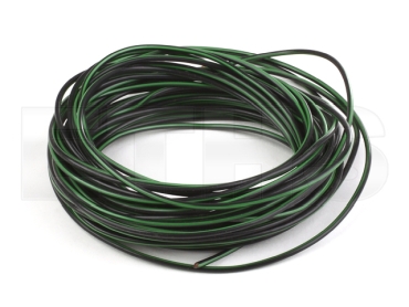 Kabel FLRY-B (Schwarz / Grün) 1,00mm (1 Meter)