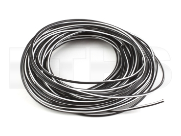 Kabel FLRY-B (Schwarz / Weiß) 1,00mm (1 Meter)