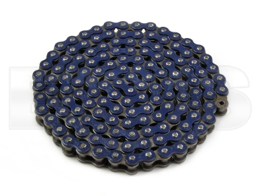 Kette verstärkt 420H (Blau) 140 Glieder + Schloß Kette verstärkt 420H (Blau) 140 Glieder + Schloß