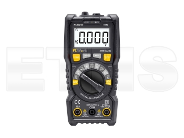 PCW01B Digital-Multimeter (True RMS) 4000 Counts CAT III 600V AC/DC PCW01B Digital-Multimeter (True RMS) 4000 Counts CAT III 600V AC/DC