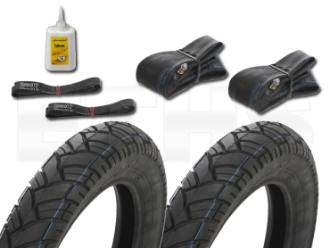 2x Reifen + Schlauch + Felgenband (VEE RUBBER) 3,00 x 12 VRM094 2x Reifen + Schlauch + Felgenband (VEE RUBBER) 3,00 x 12 VRM094