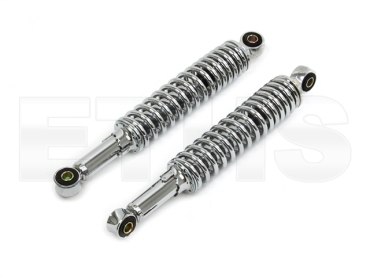 Federbein Satz Verstellbar (310mm) Verchromt Simson Schwalbe *