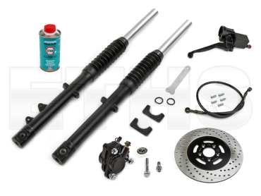 Umbausatz Scheibenbremse f&uuml;r 16 (Schwarz) Simson S51 S53 S70 *