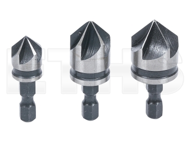 BGS - 70052 Senker-Bit-Satz HSS 12/16/19mm 3-tlg.