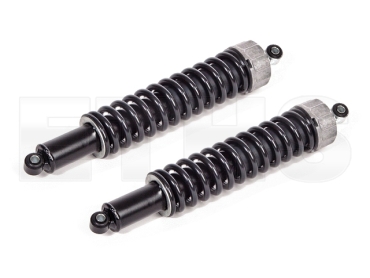 Federbein Satz kpl. Hinten (Verstellb.) Schwarz SR50