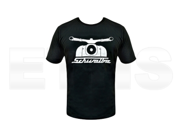 T-Shirt (Schwarz) mit Motiv: Schwalbe