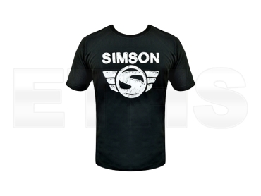 T-Shirt (Schwarz) mit Motiv: SIMSON