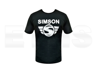 T-Shirt (Schwarz) mit Motiv: SIMSON