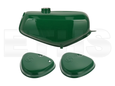 Tank + Seitendeckel (Billardgrün) Simson S50 S51 S70 Tank + Seitendeckel (Billardgrün) Simson S50 S51 S70