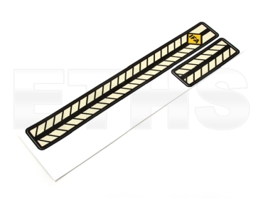 Tank Aufkleber (IFA Fischgrätenmuster) für Simson S70C Export