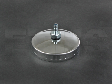 Tankdeckel (Chrom) mit Entl&uuml;ftungsanschluss D=40mm passend f&uuml;r Simson