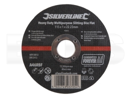 Silverline - Universalschlitzscheibe (flach) 115x1x22,23mm