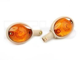 2 Lenkerblinkleuchte (Blinker) Ochsenauge KR51/1 SR4-2/3/4 & ES