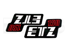 2x ETZ150 Aufkleber Seitendeckel